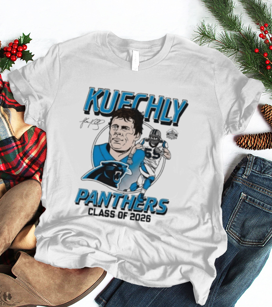 Kuechly Panthers Class Of 2026 Hall Of Fame T-Shirt