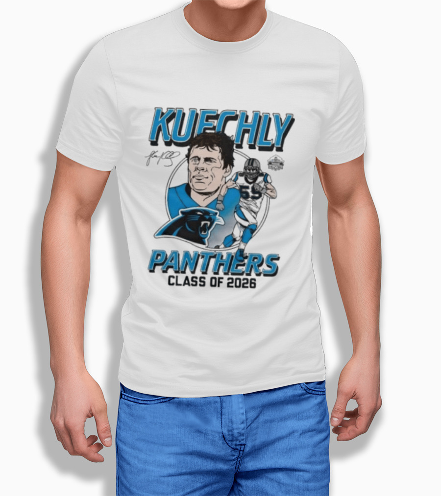Kuechly Panthers Class Of 2026 Hall Of Fame T-Shirt