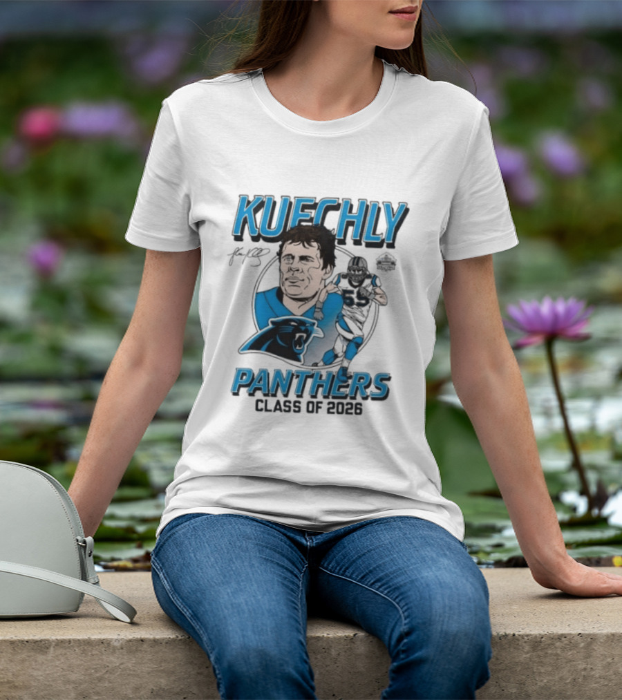 Kuechly Panthers Class Of 2026 Hall Of Fame T-Shirt