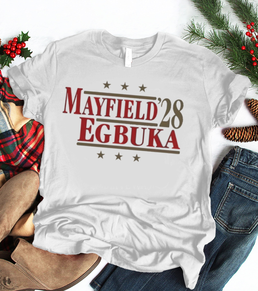 Mayfield Egbuka '28 Tampa Bay Buccaneers Football T-Shirt