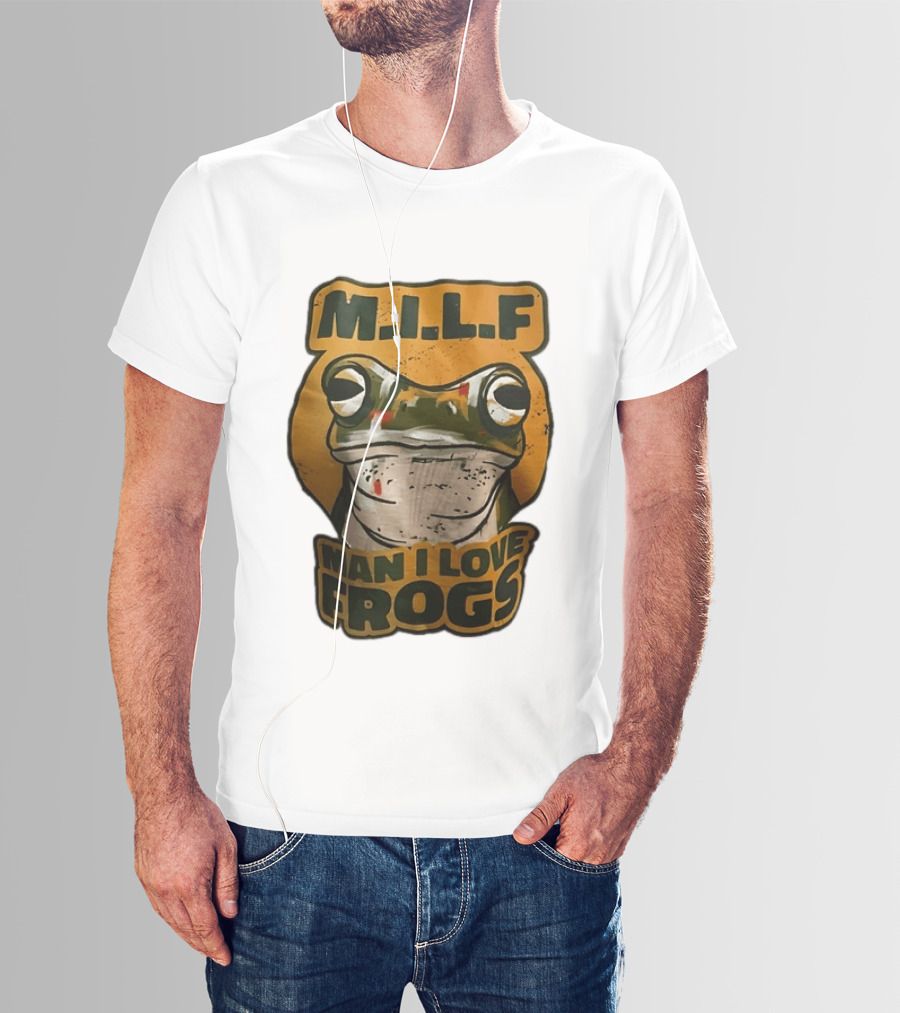 M.I.L.F Man I Love Frogs Frog Amphibian T-Shirt