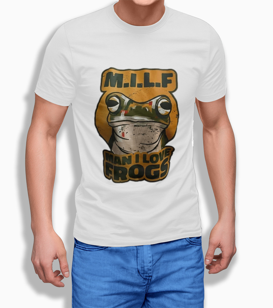 M.I.L.F Man I Love Frogs Frog Amphibian T-Shirt