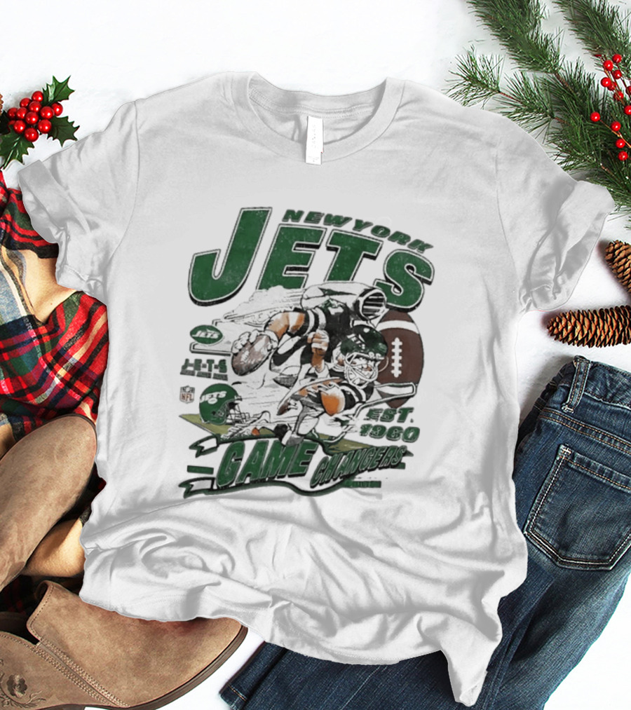 New York Jets Est 1960 Game Changers NFL Football T-Shirt