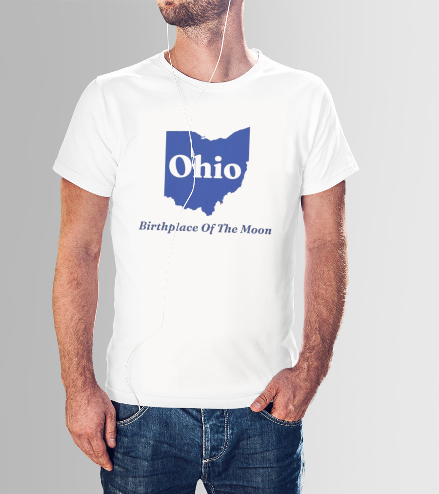 Ohio Birthplace Of The Moon Space Astronomy Exploration T-Shirt