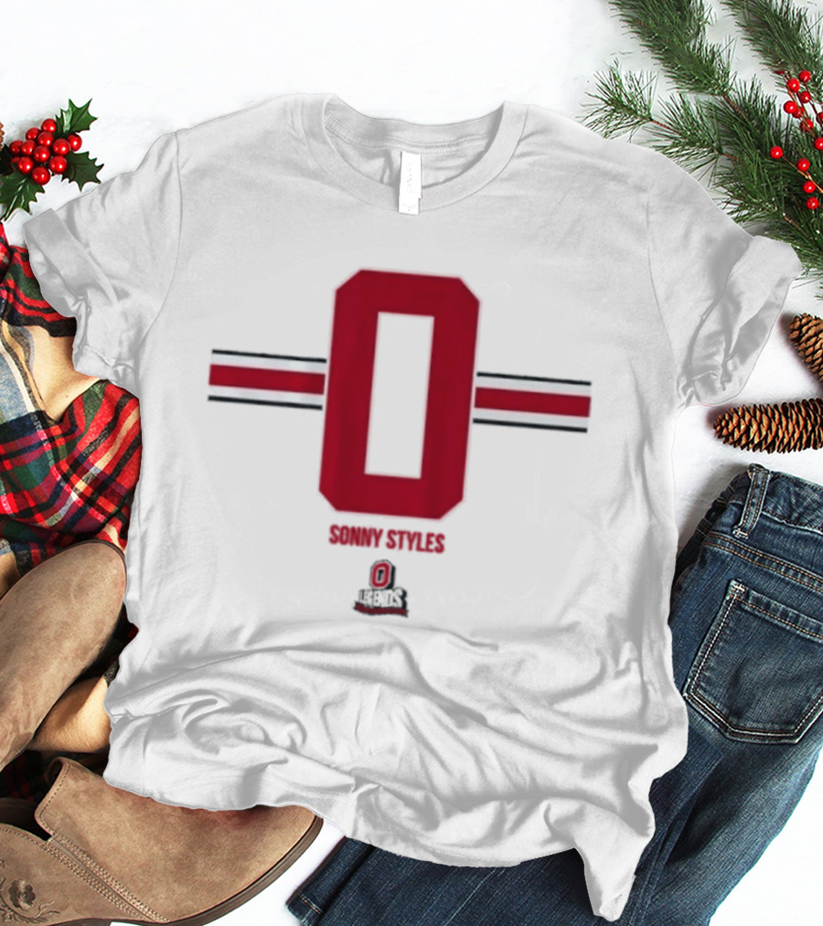 Sonny Styles 0 Stripe Ole Miss Rebels T-Shirt
