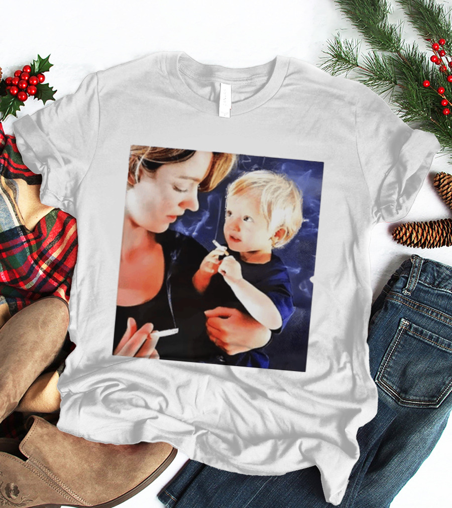 When You Light Up So Does He Anti Smoking Awareness T-Shirt