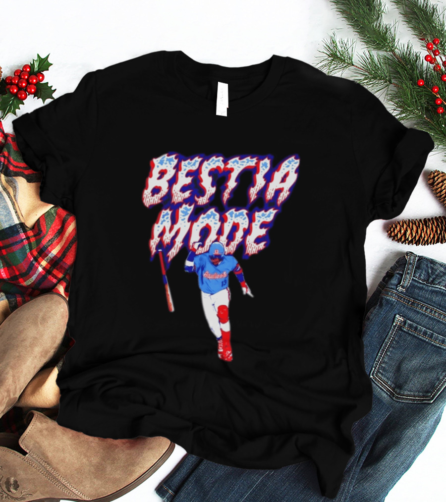 BESTIA MODE Aquicos 13 Baseball Player Athlete T-Shirt