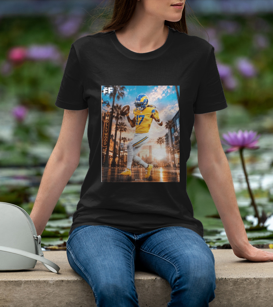Los Angeles Rams Hollywood Davante Adams 17 Football Player T-Shirt