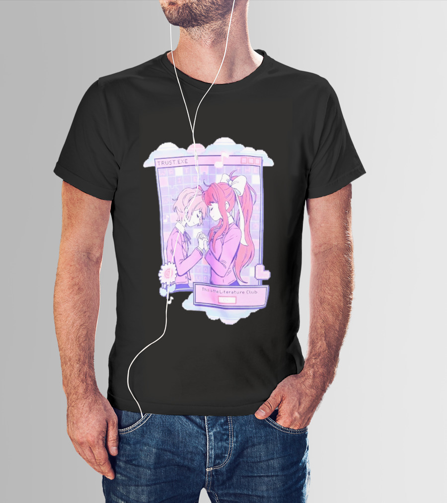 Doki Doki Literature Club Trustexe Monika Sayori This Is The Literature Club T-Shirt