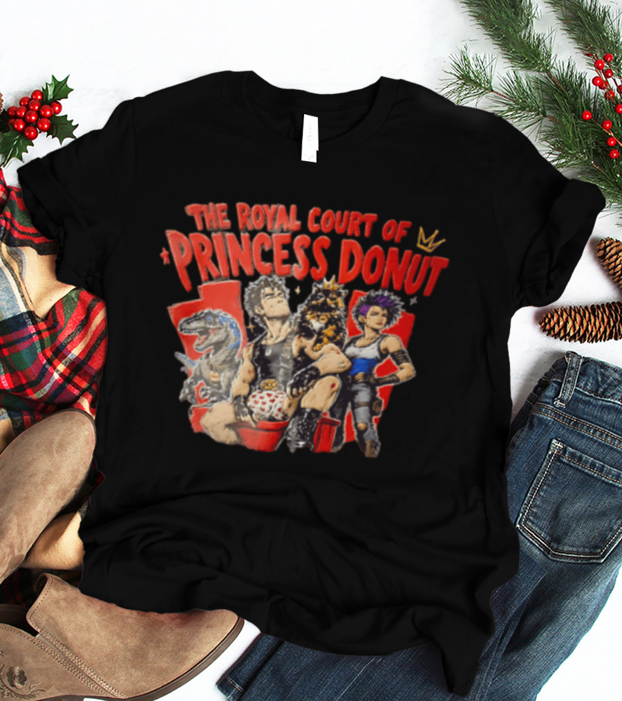 Dungeon Crawler Carl The Royal Court Of Princess Donut Man Cat Dinosaur Woman T-Shirt