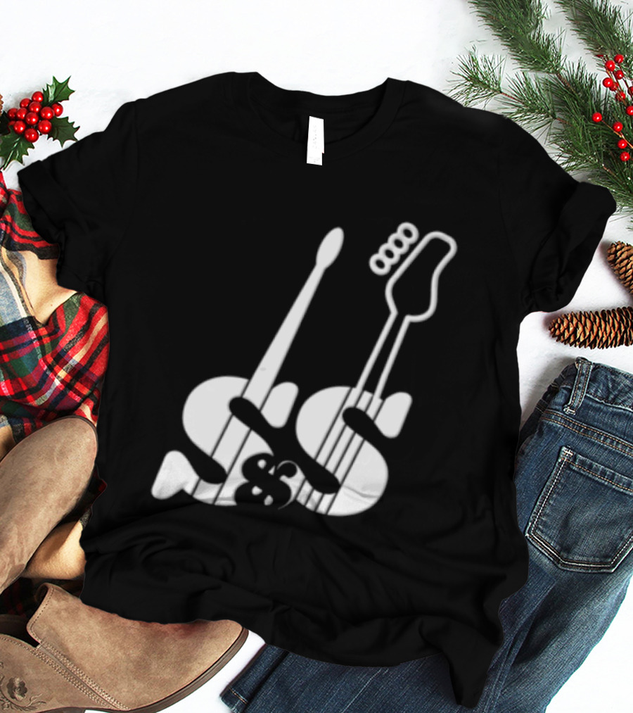 Guitars Forming Letter S T-Shirt