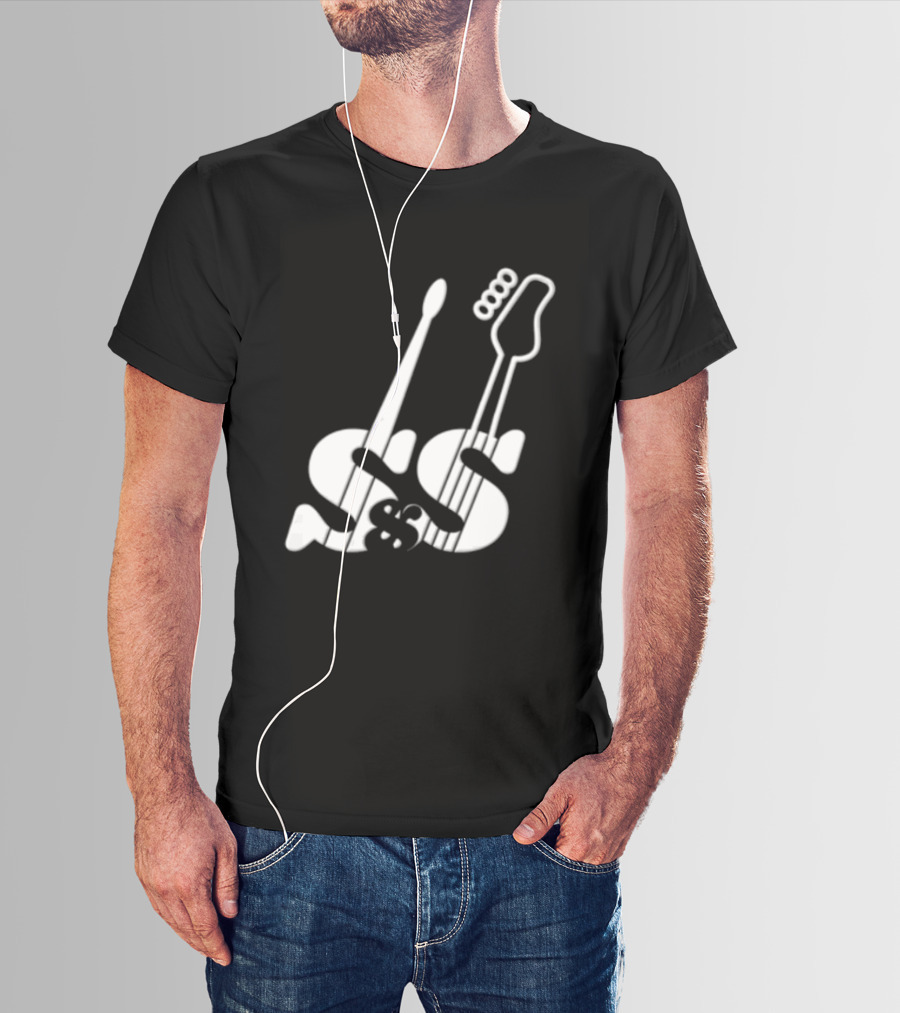 Guitars Forming Letter S T-Shirt