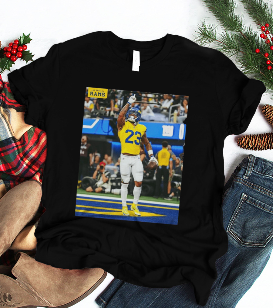 Los Angeles Rams Kamren Kinchens #23 NFL Football Jersey Celebration T-Shirt