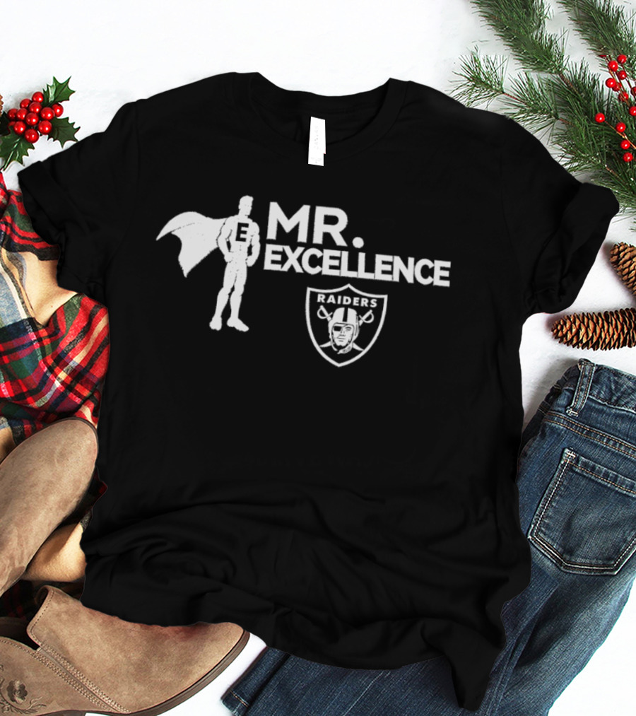 Mr Excellence Las Vegas Raiders Football Raiders Shield T-Shirt