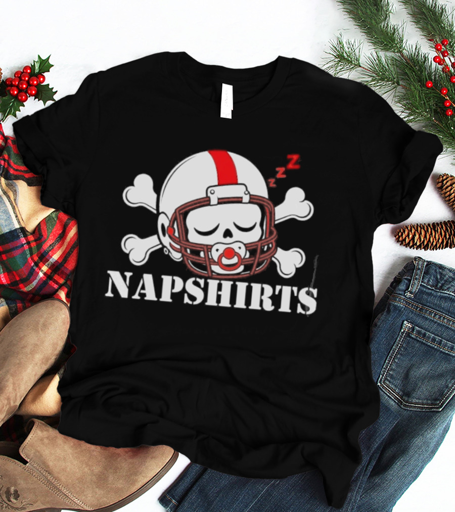 Napshirts We're Back Co Skull Football Helmet Nebraska Cornhuskers T-Shirt