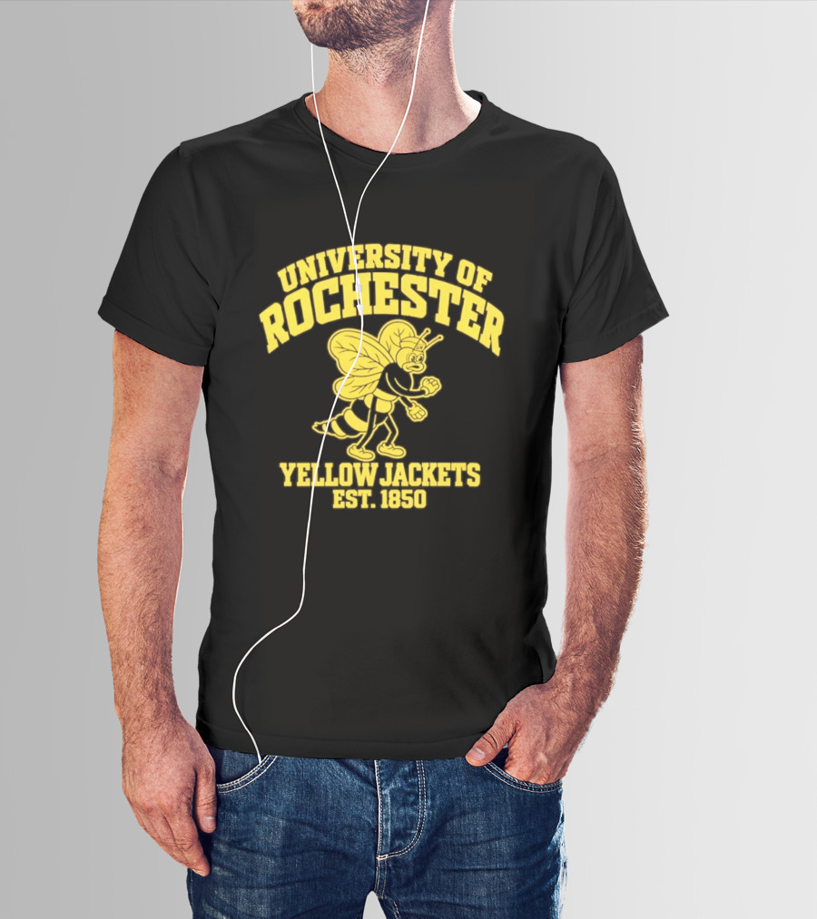 University Of Rochester Yellow Jackets Est 1850 Retro Collegiate T-Shirt