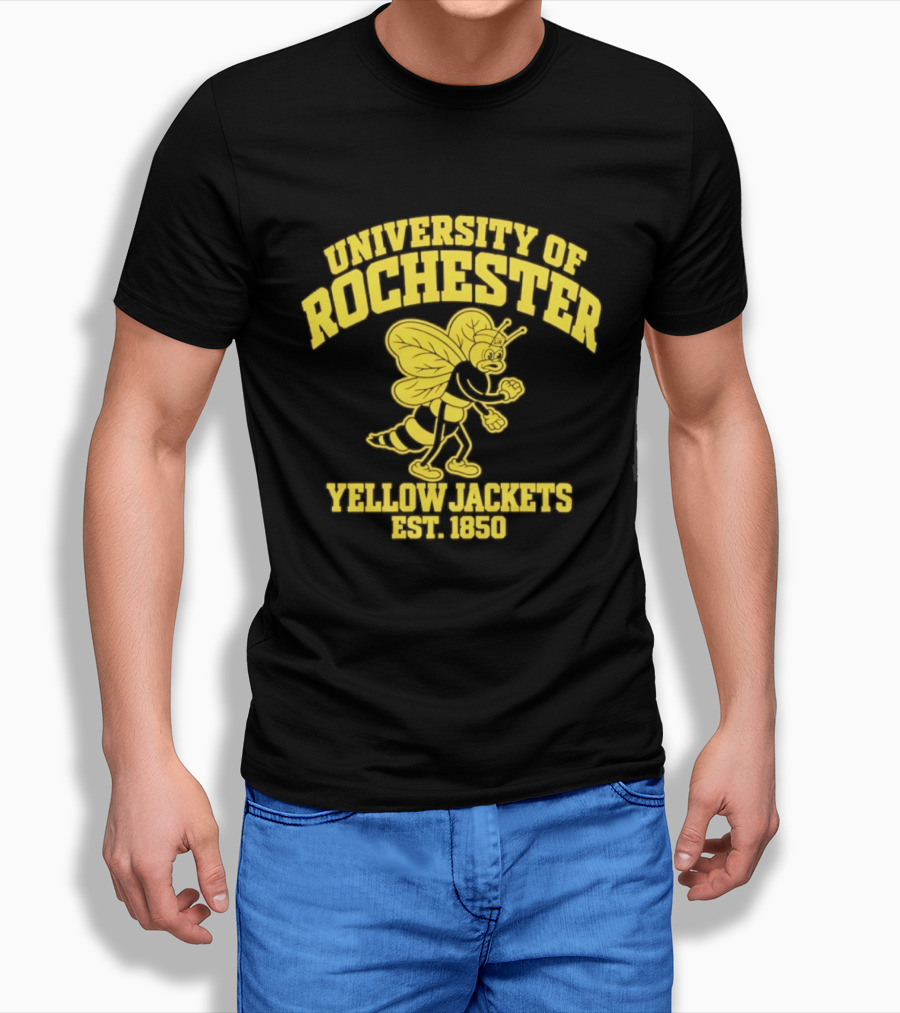 University Of Rochester Yellow Jackets Est 1850 Retro Collegiate T-Shirt