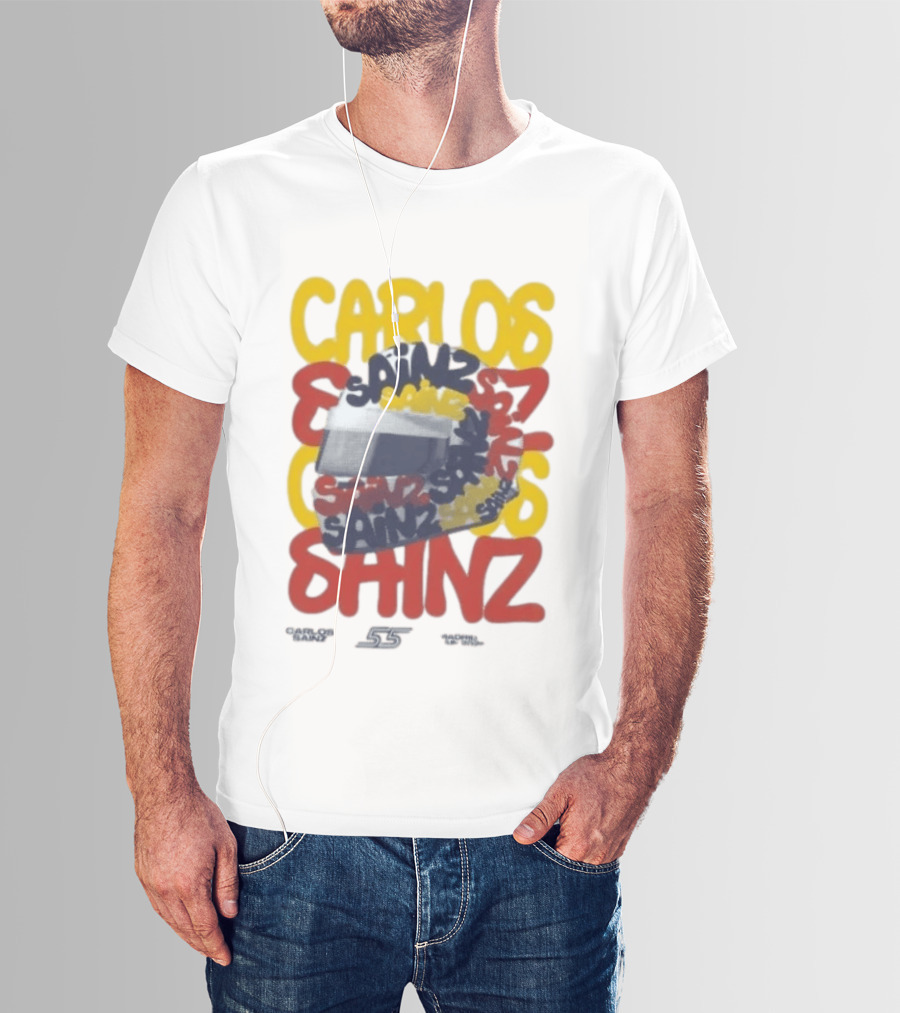 Carlos Sainz Madrid F1 Team Race Special 26 Atlassian Williams T-Shirt