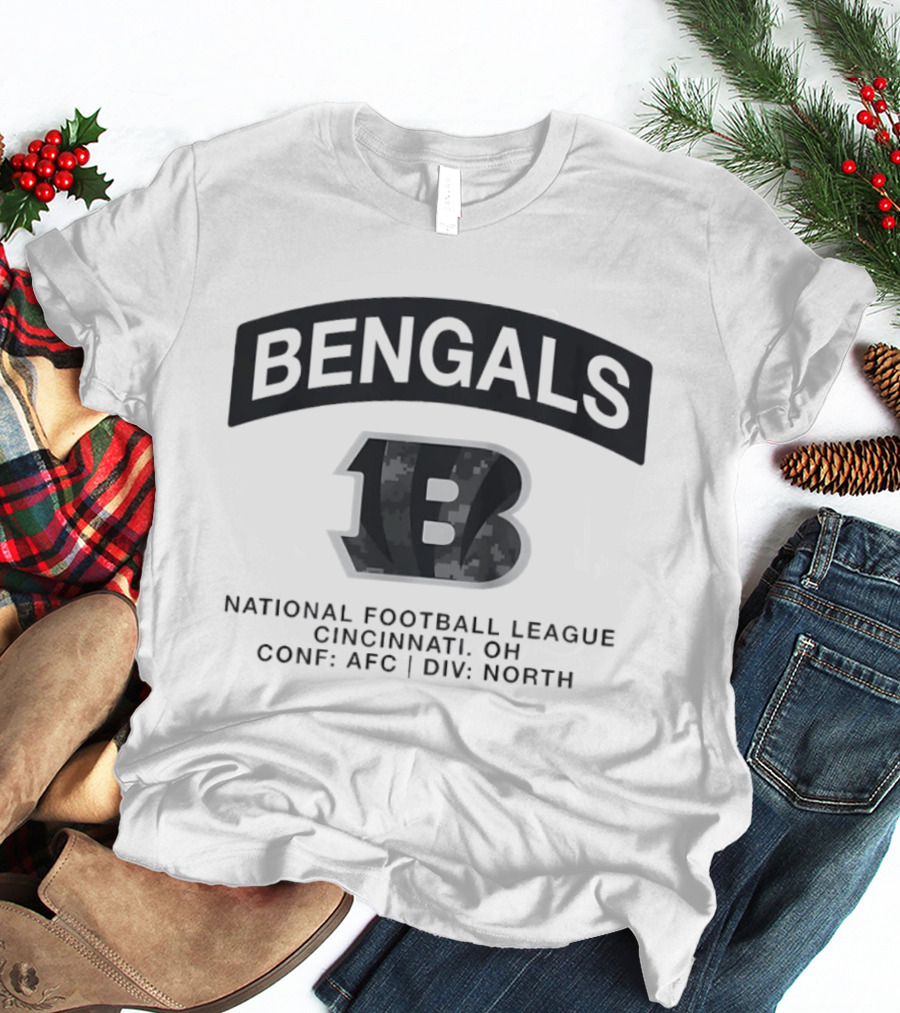 Bengals 1B National Football League Cincinnati OH AFC North T-Shirt