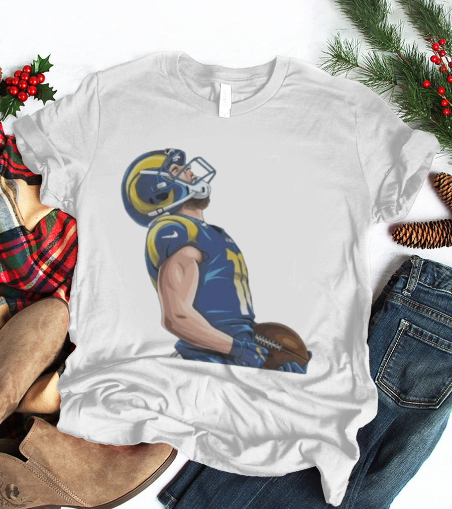 Cooper Kupp Los Angeles Rams No 10 Football Player Celebration T-Shirt