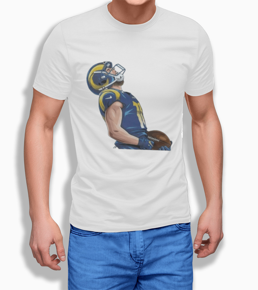 Cooper Kupp Los Angeles Rams No 10 Football Player Celebration T-Shirt