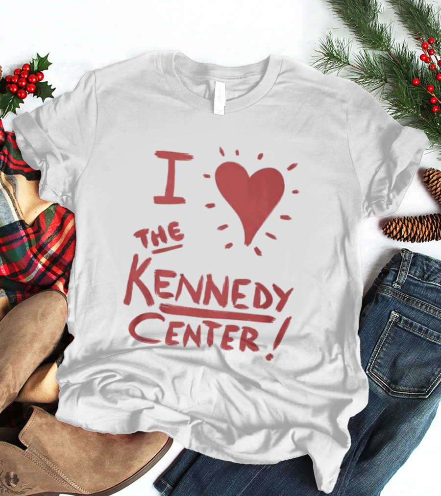 I Love The Kennedy Center Bold Red Heart T-Shirt