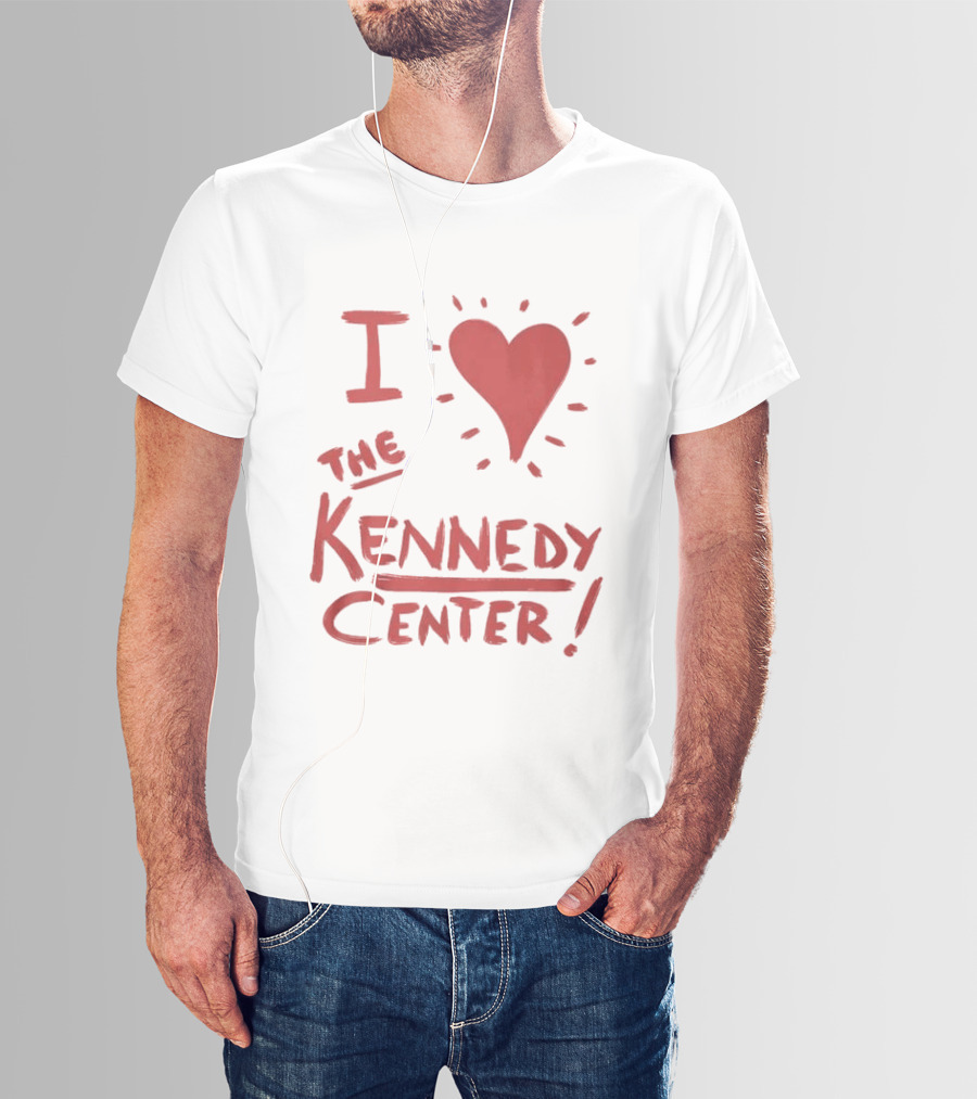 I Love The Kennedy Center Bold Red Heart T-Shirt