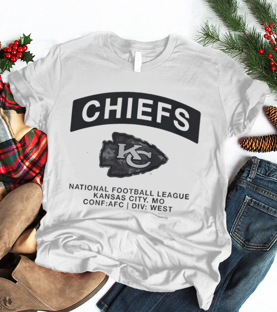 CHIEFS KC National Football League Kansas City MO AFC West T-Shirt