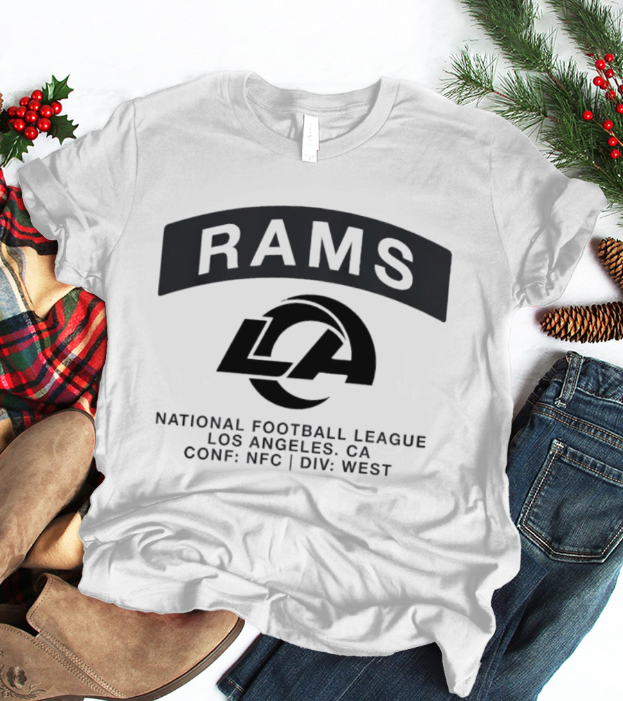 Los Angeles Rams NFC West National Football League LA Team T-Shirt