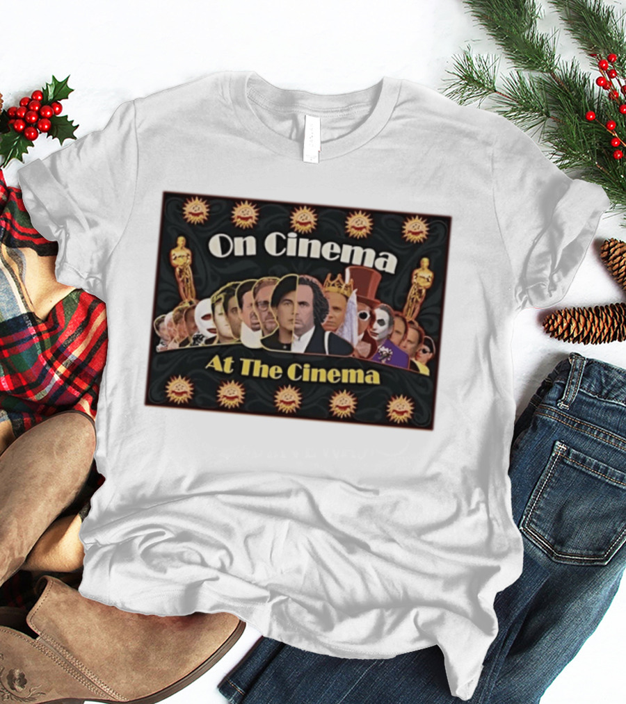 On Cinema At The Cinema Tim Heidecker Gregg Turkington Oscar Iconic Film Characters T-Shirt