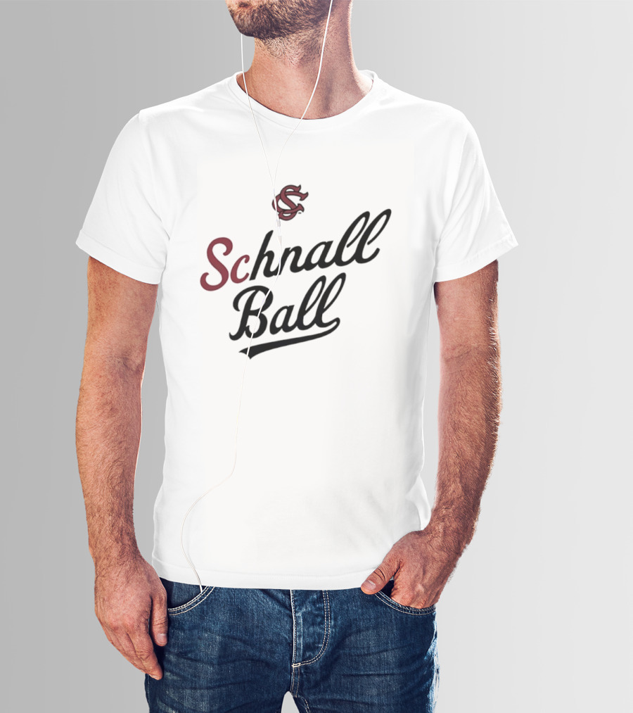 South Carolina Schnall Ball SC Gamecocks T-Shirt