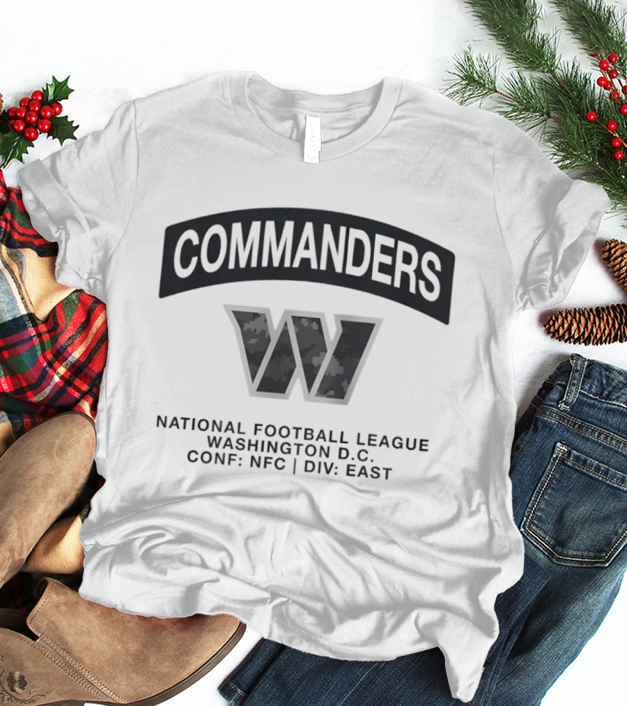 Commanders Washington D.C. NFC East National Football League T-Shirt