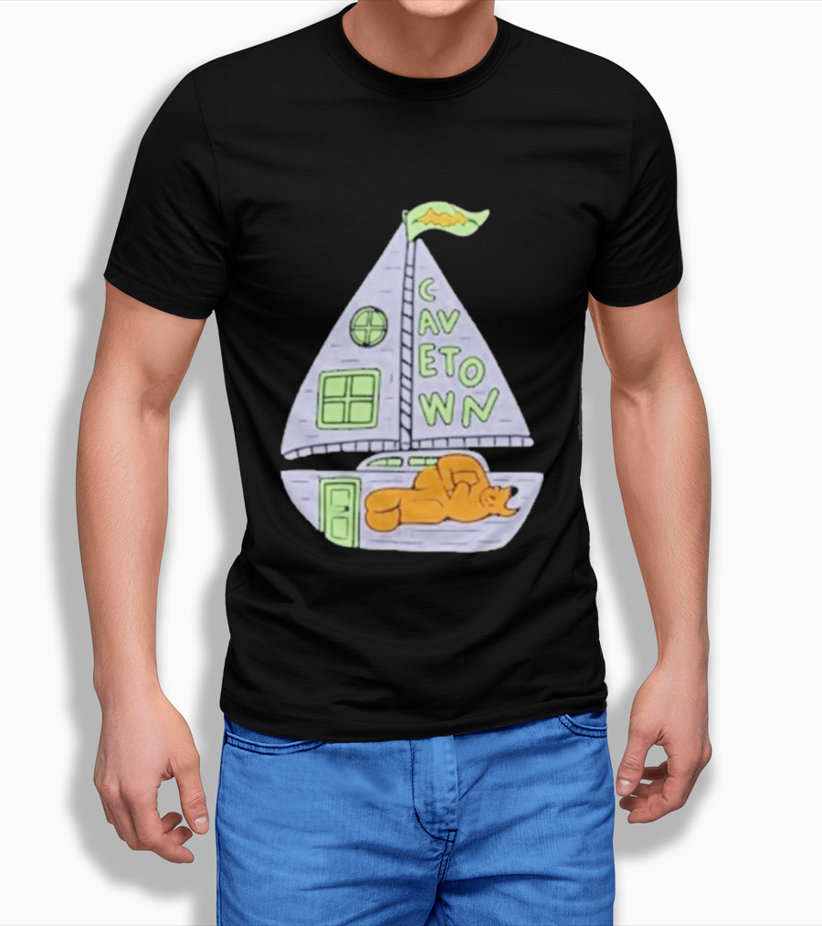 Cavetown Running With Scissors 2026 USA Tour Sail Boat T-Shirt