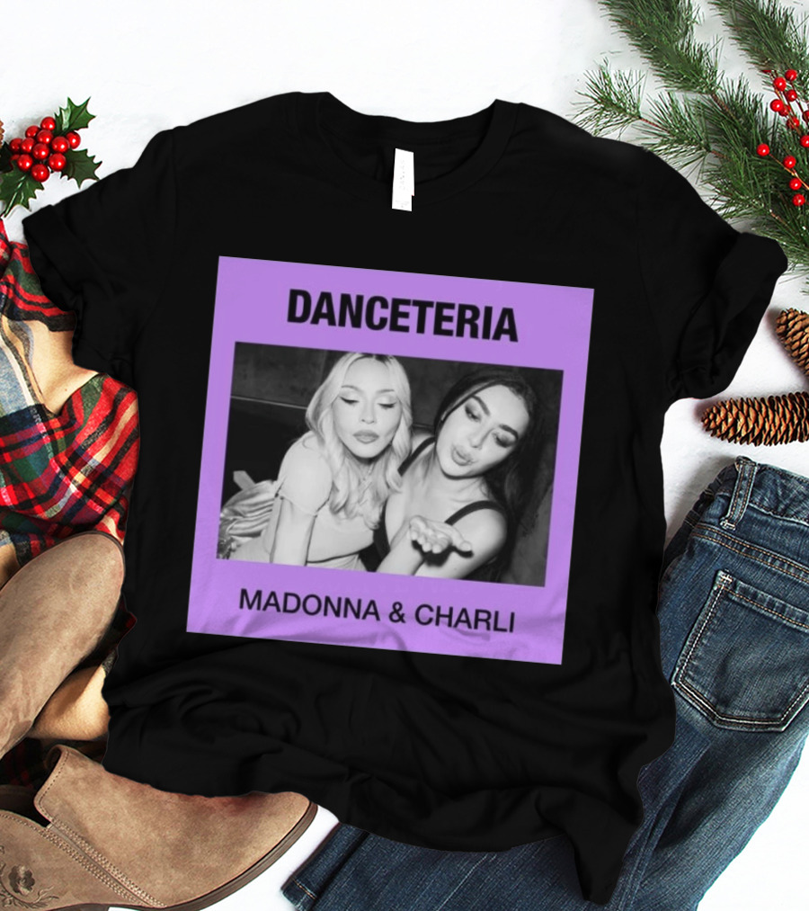 Danceteria Madonna & Charli Nostalgia 80s Club Scene T-Shirt