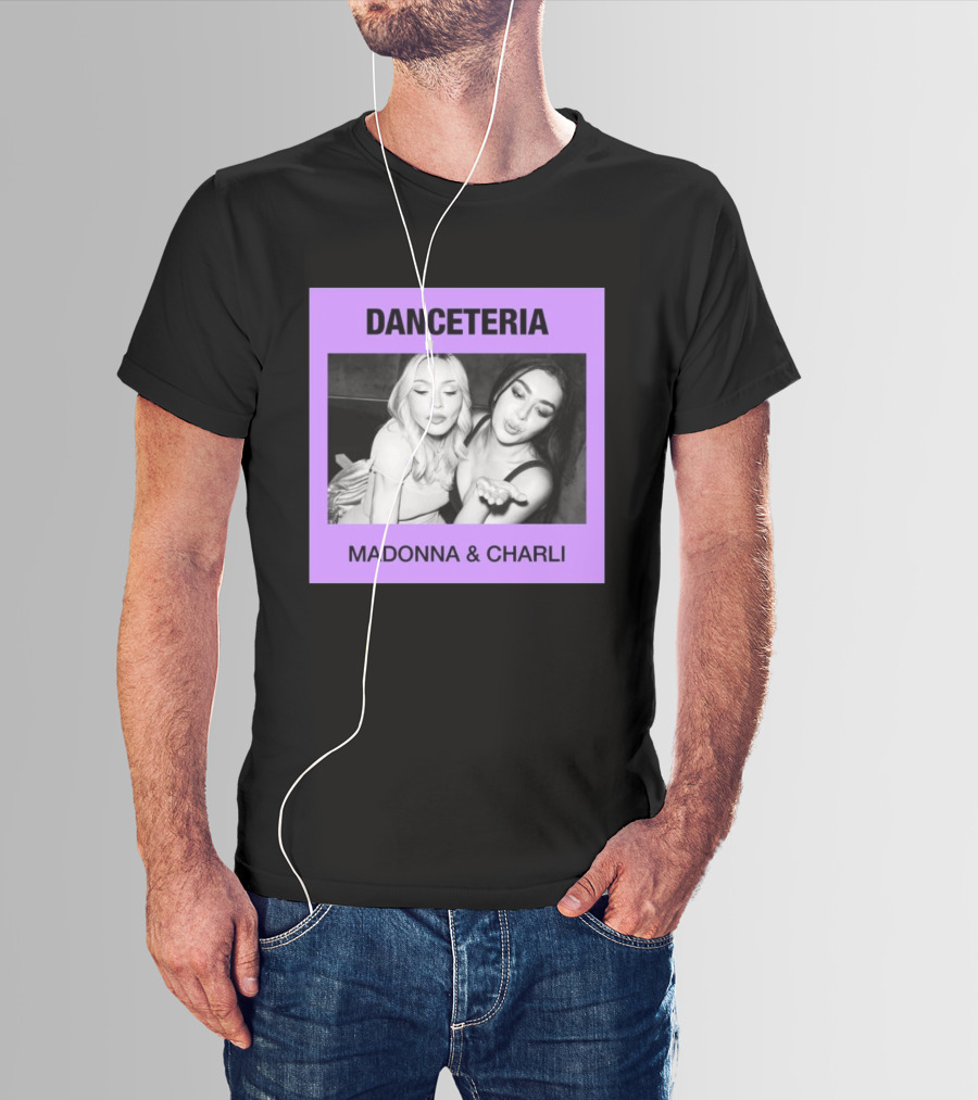 Danceteria Madonna & Charli Nostalgia 80s Club Scene T-Shirt