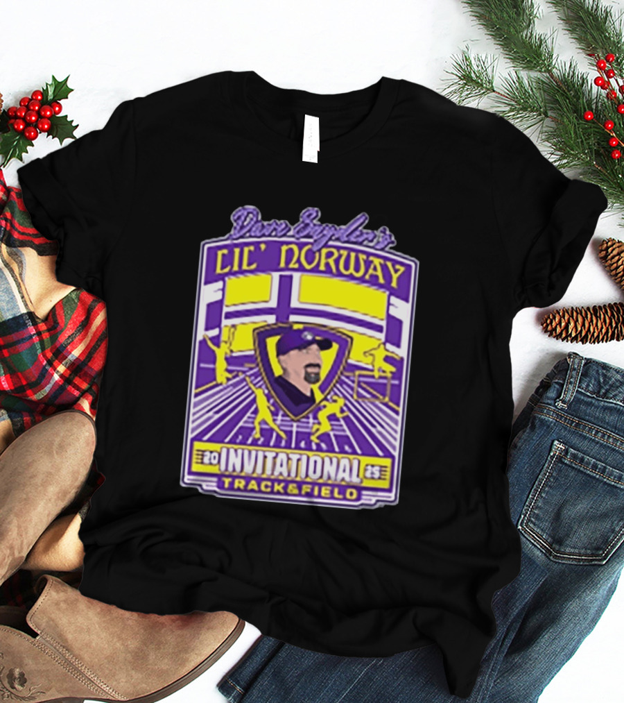 Dave Snyder's Lil Norway Invitational 2025 Track & Field T-Shirt
