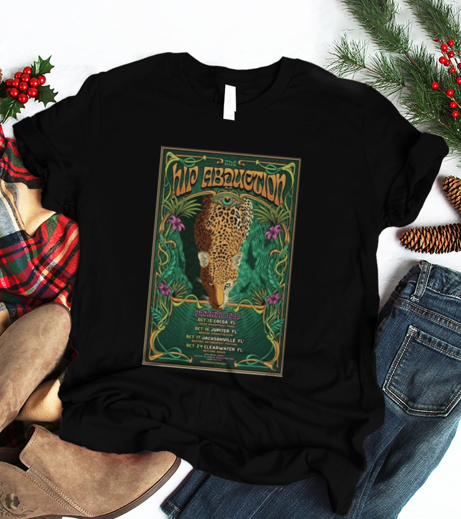 The Hip Abduction Tour Florida 2026 Abacoa Amphitheater Jupiter Oct 16 Leopard T-Shirt