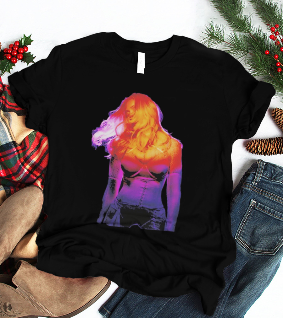 Madonna My Sins Are My Savior Neon Effect T-Shirt
