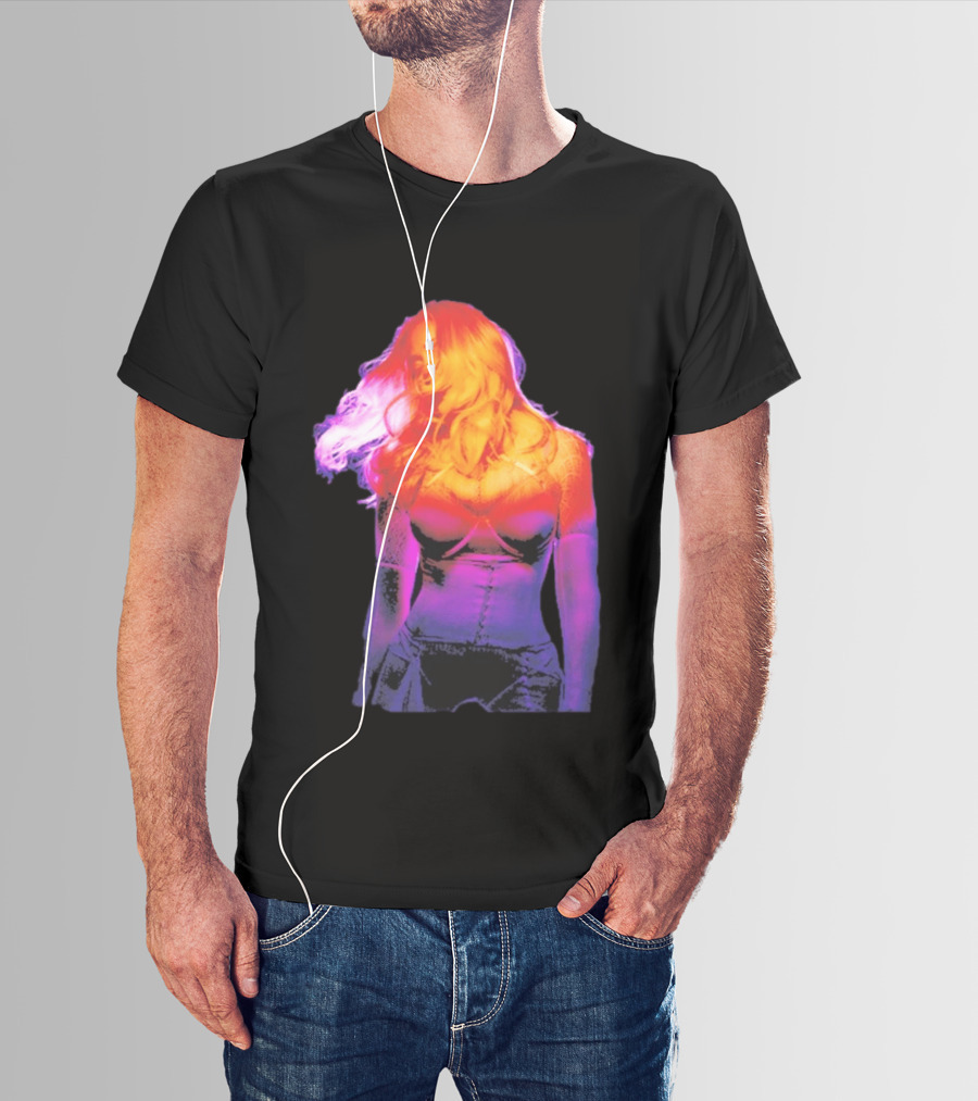 Madonna My Sins Are My Savior Neon Effect T-Shirt