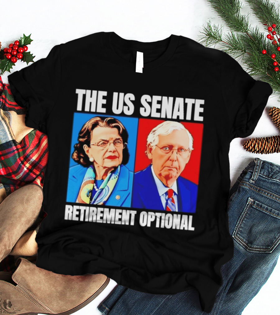 Dianne Feinstein Mitch McConnell The US Senate Retirement Optional T-Shirt