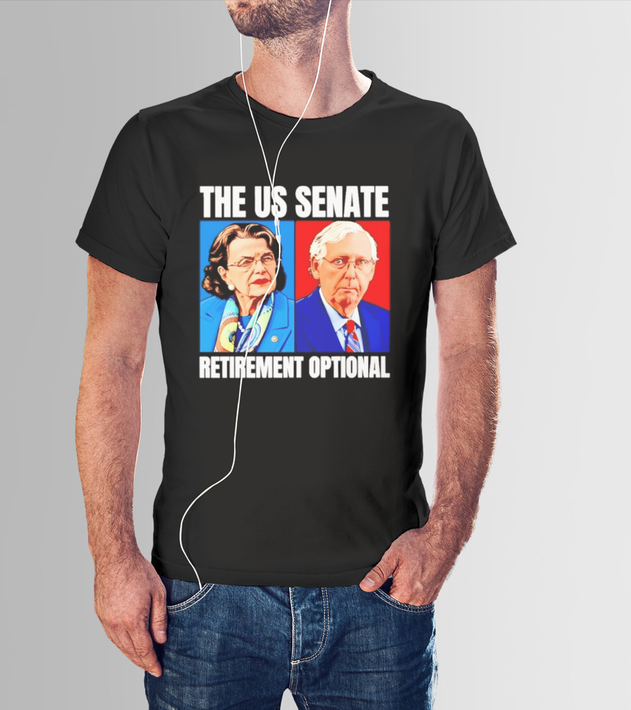 Dianne Feinstein Mitch McConnell The US Senate Retirement Optional T-Shirt