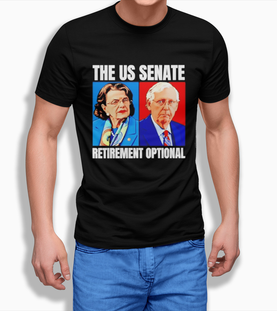 Dianne Feinstein Mitch McConnell The US Senate Retirement Optional T-Shirt