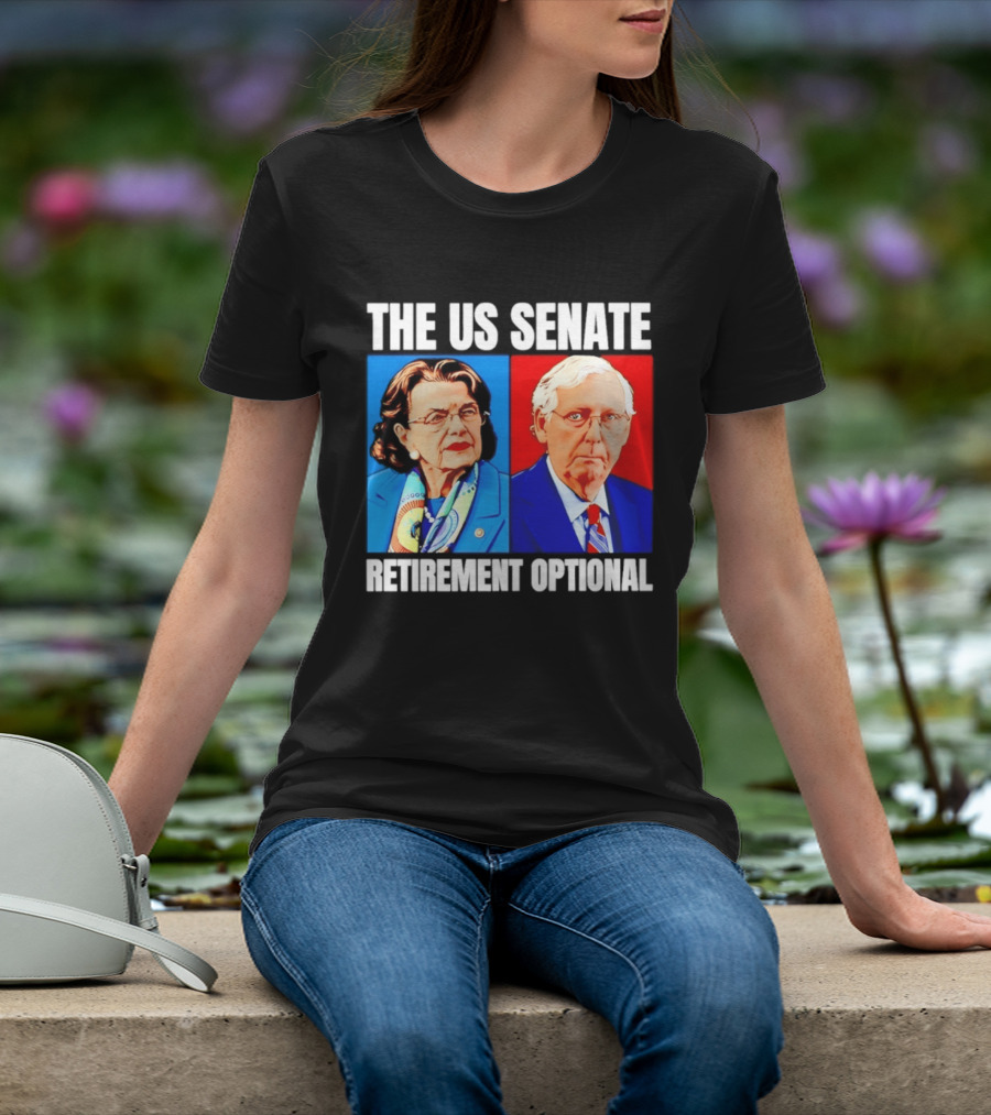 Dianne Feinstein Mitch McConnell The US Senate Retirement Optional T-Shirt