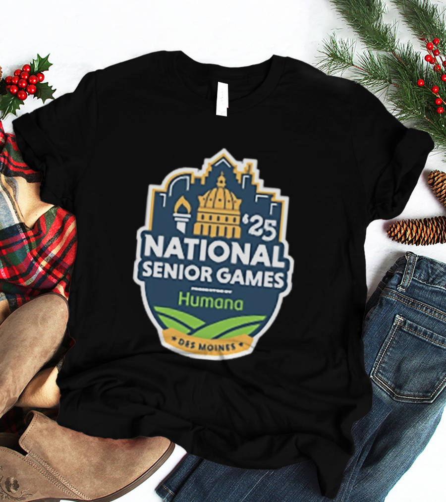 National Senior Games 2025 Presented By Humana Des Moines T-Shirt