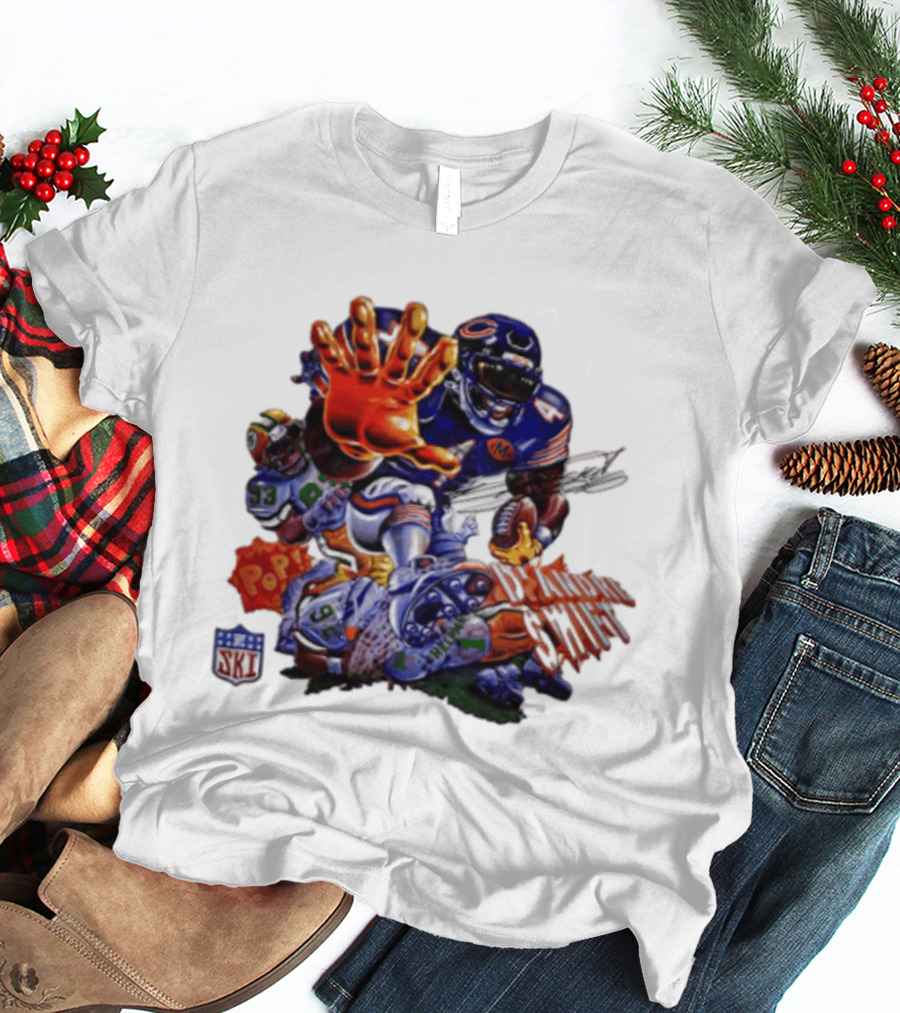 Chicago Bears Pop Art Dandre Swift 4 93 92 NFL T-Shirt