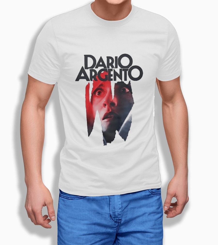 Dario Argento Horror Film Director Giallo Thriller Iconic Face T-Shirt