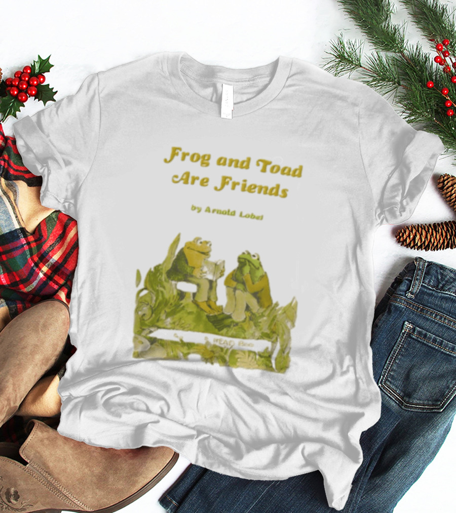 Frog And Toad Are Friends By Arnold Lobel Book Cover T-Shirt