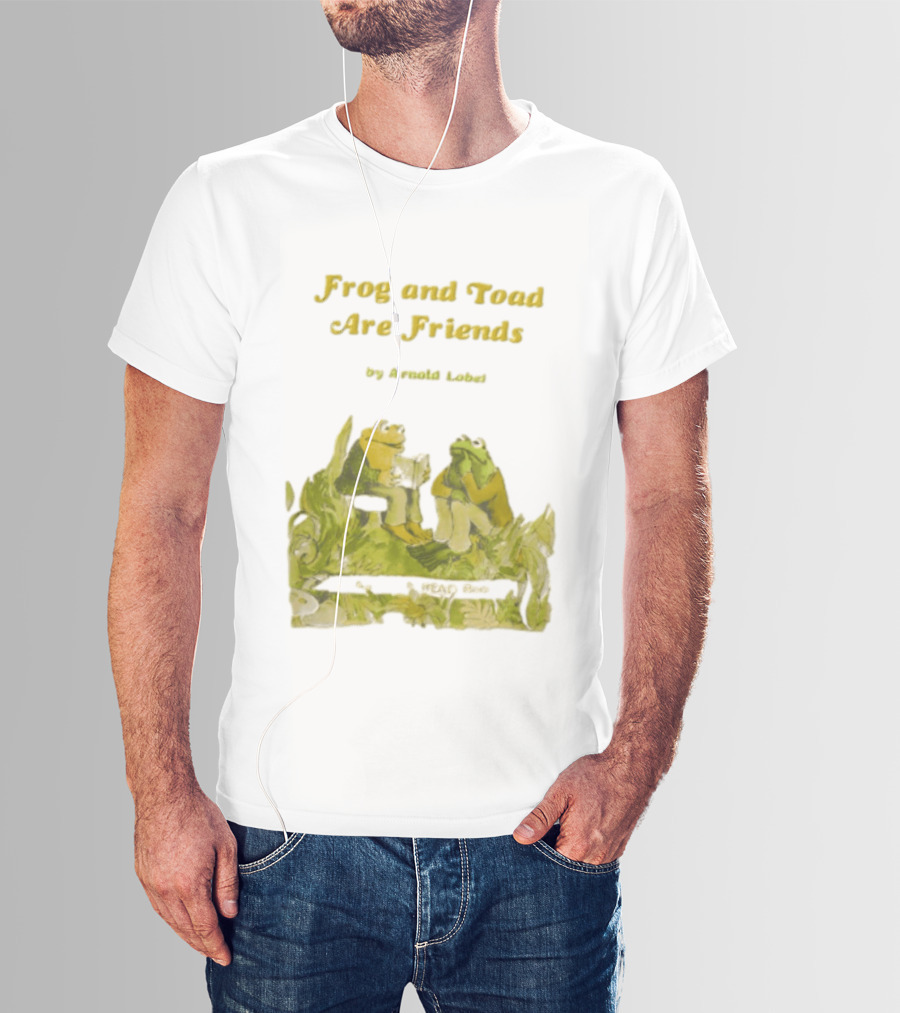 Frog And Toad Are Friends By Arnold Lobel Book Cover T-Shirt