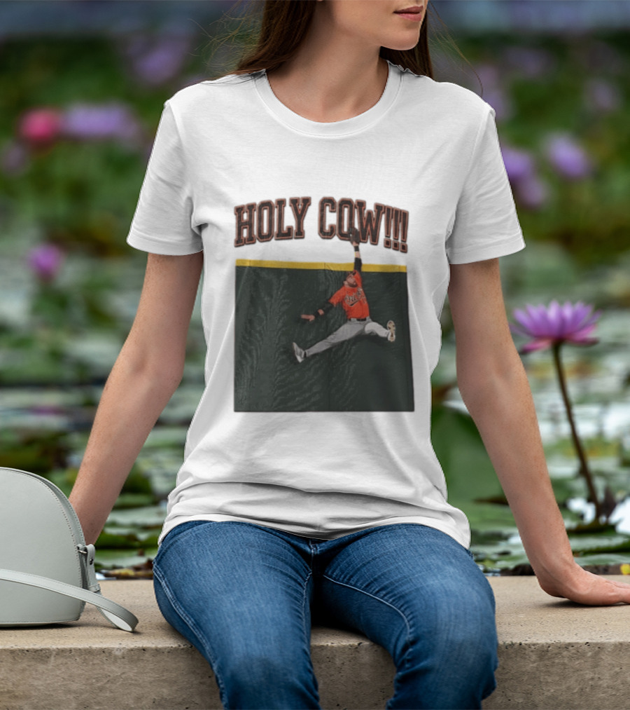 Holy Cow Colton Cowser Baltimore Orioles Catch 2026 T-Shirt