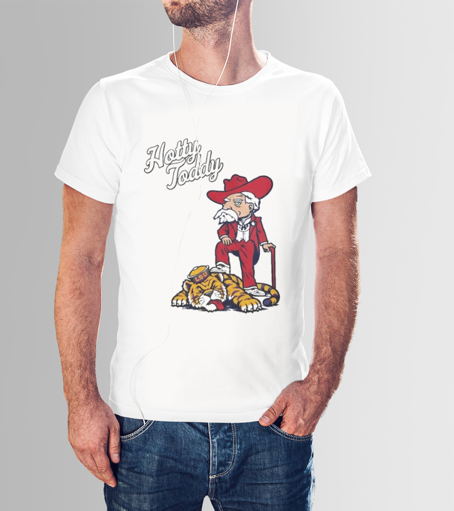 Hotty Toddy Ole Miss Mascot Triumph Over LSU Tiger 2026 T-Shirt